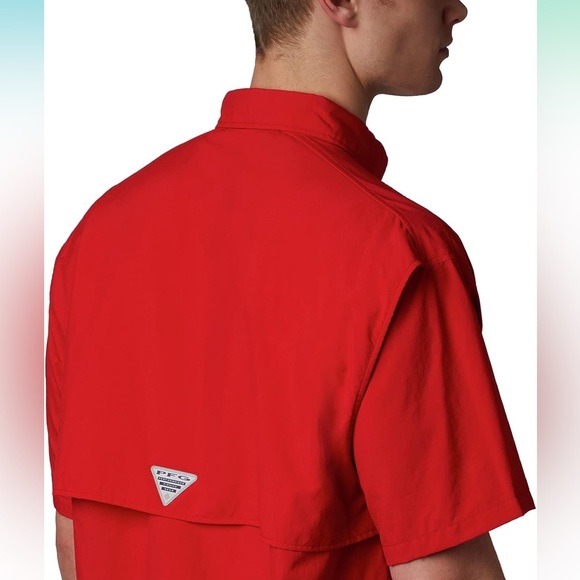 🆕Columbia PFG Bahama II Short Sleeve Outdoor Shirt UPF50 Men's ~ Size Medium - Picture 4 of 11